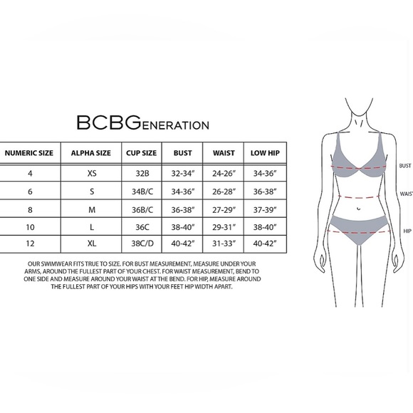 BCBGeneration Standard Knot Bandeau Bikini Top - Picture 5 of 9